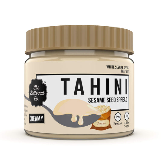 The Butternut Co. Tahini Sesame Seed Spread Creamy 340 gms Unsweetened No Added Sugar Non-GMO Gluten Free Vegan High Protein Keto
