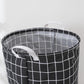 Homestic Laundry Basket For ClothesFoldable Laundry HamperBasket For Toys Dirty clothes Storage 45 LTR Black