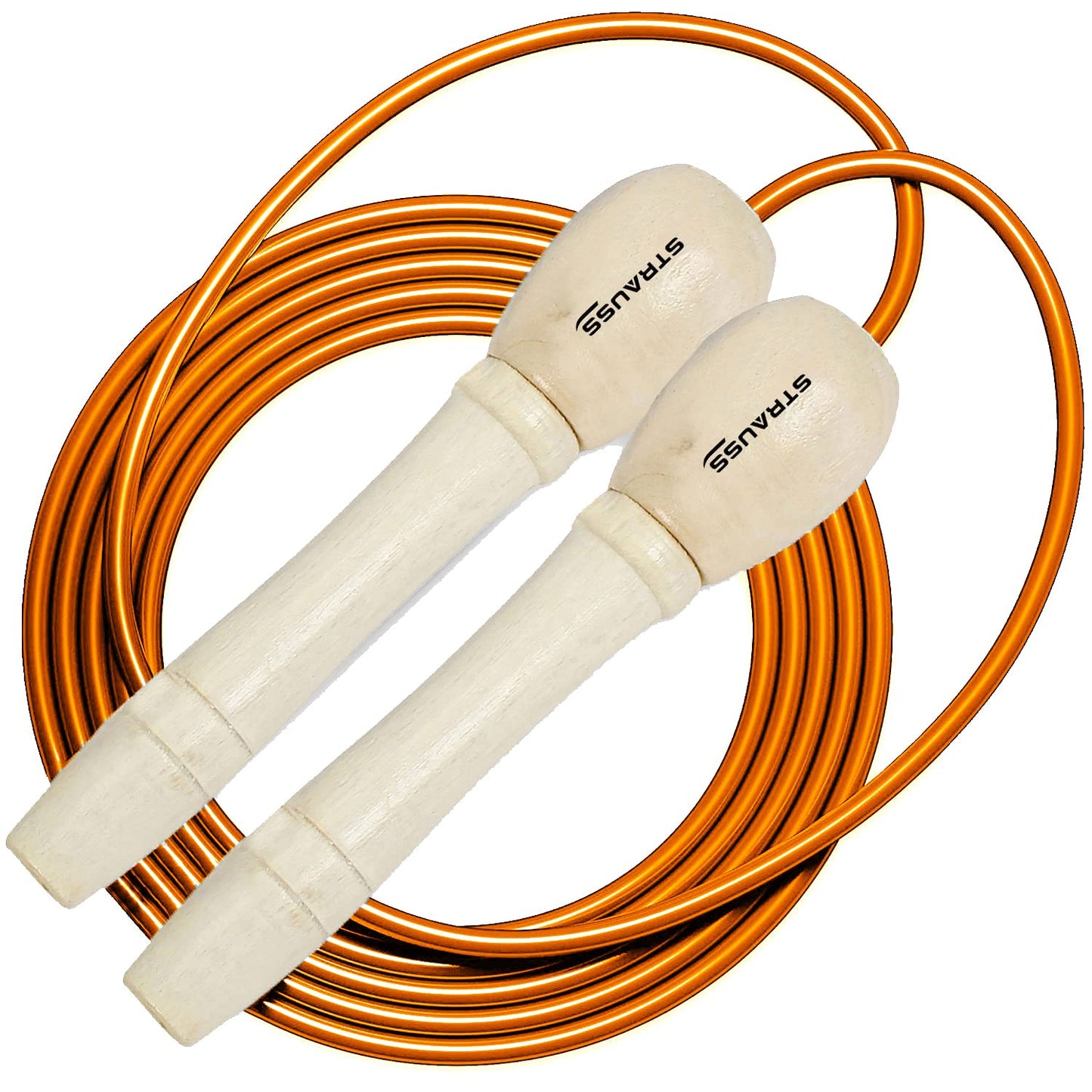 Strauss Wooden Skipping Rope Orange