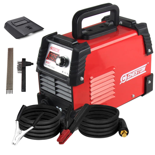 Cheston 200A Inverter Welding Machine IGBT LED Hot Start Welder with Cables, Goggles, Rods & Accessories 2024 Edition