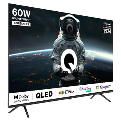 Blaupunkt 189 cm 75 inches Quantum Dot Series 4K Ultra HD QLED Google TV 75QD7040 Black