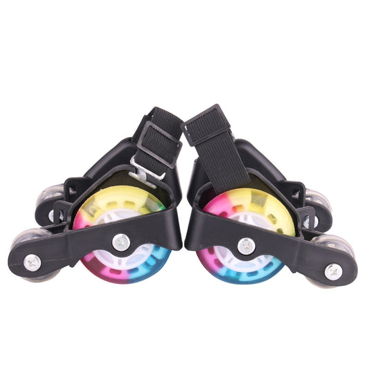 Multicolor Strauss Street Quad Roller Skates Gliding with LED Wheels