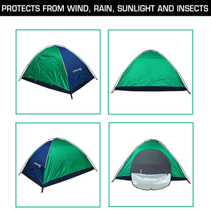 2 Person Waterproof Portable Camping Tentfor OutdoorsPicnicHiking Pack of 2