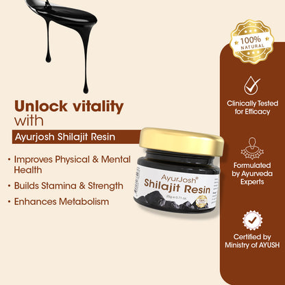 100 Natural Shilajit Resin