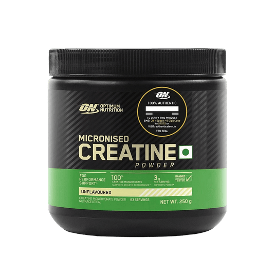Optimum Nutrition ON Micronized Creatine Powder 250g  83 Serving  Unflavored  Supports Athletic Performance  Power