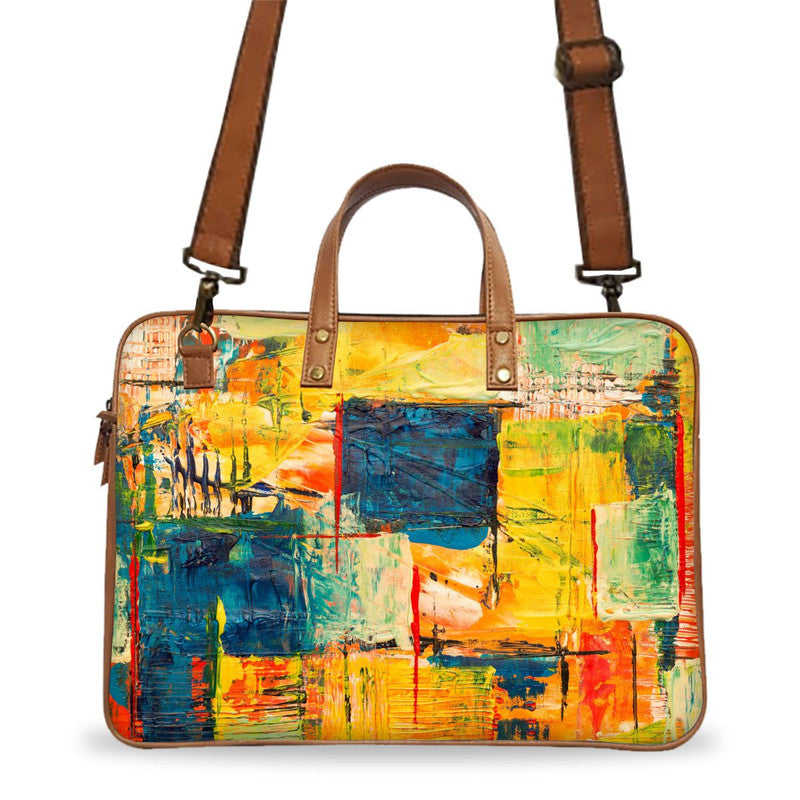 Canvas Painting Deluxe Laptop Bag