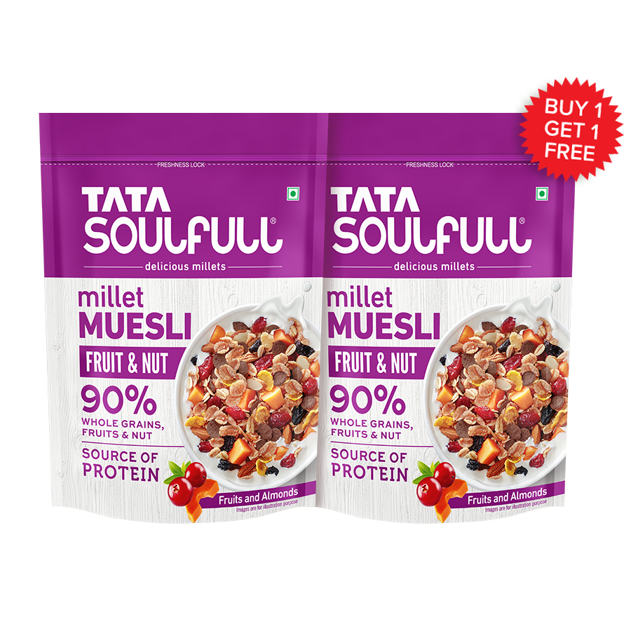 Millet Muesli - Fruit  Nut 500g BUY 1 Get 1 FREE  1000g