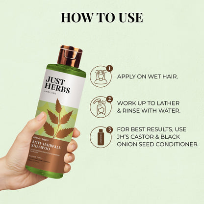 Anti-Hairfall Shampoo with Amla  Neem