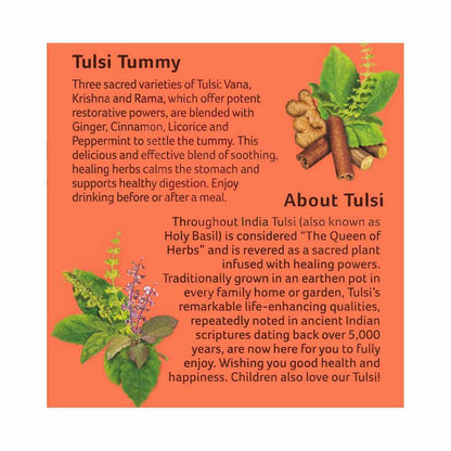 Organic India Tulsi Tummy 25 Infusion Bags