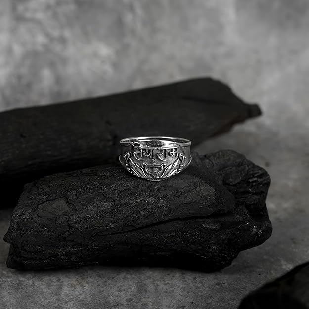 Siya Ram Sterling Silver Wrap Ring for Men  Women