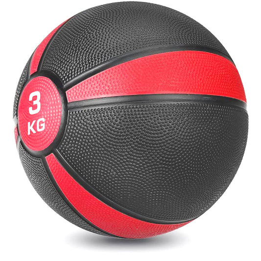 Strauss Medicine Weight Training Ball 3 Kg Red