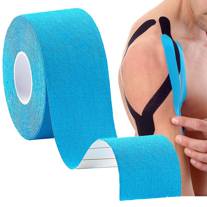 Strauss Kinesiology Sports Tape Knee Calf  Thigh Support Sky Blue