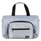 The Clownfish Rebecca Series 25 litres Polyester Convertible Travel Duffle Bag Weekender Bag Crossbody Sling Bag Light Grey