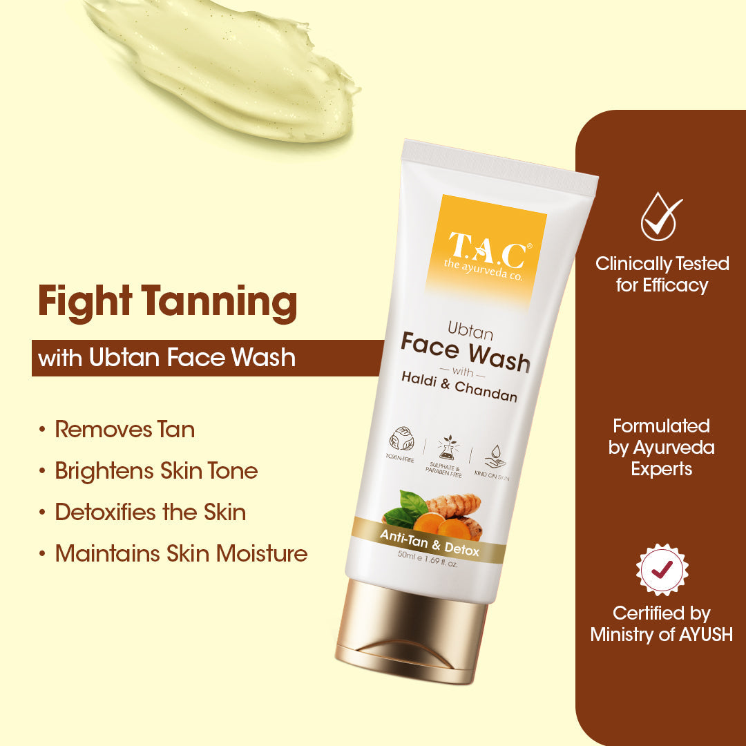 Ubtan Face Wash with Haldi  Chandan 50ml