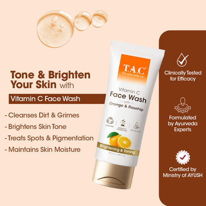 Vitamin C Face Wash with Orange  Rosehip 50ml