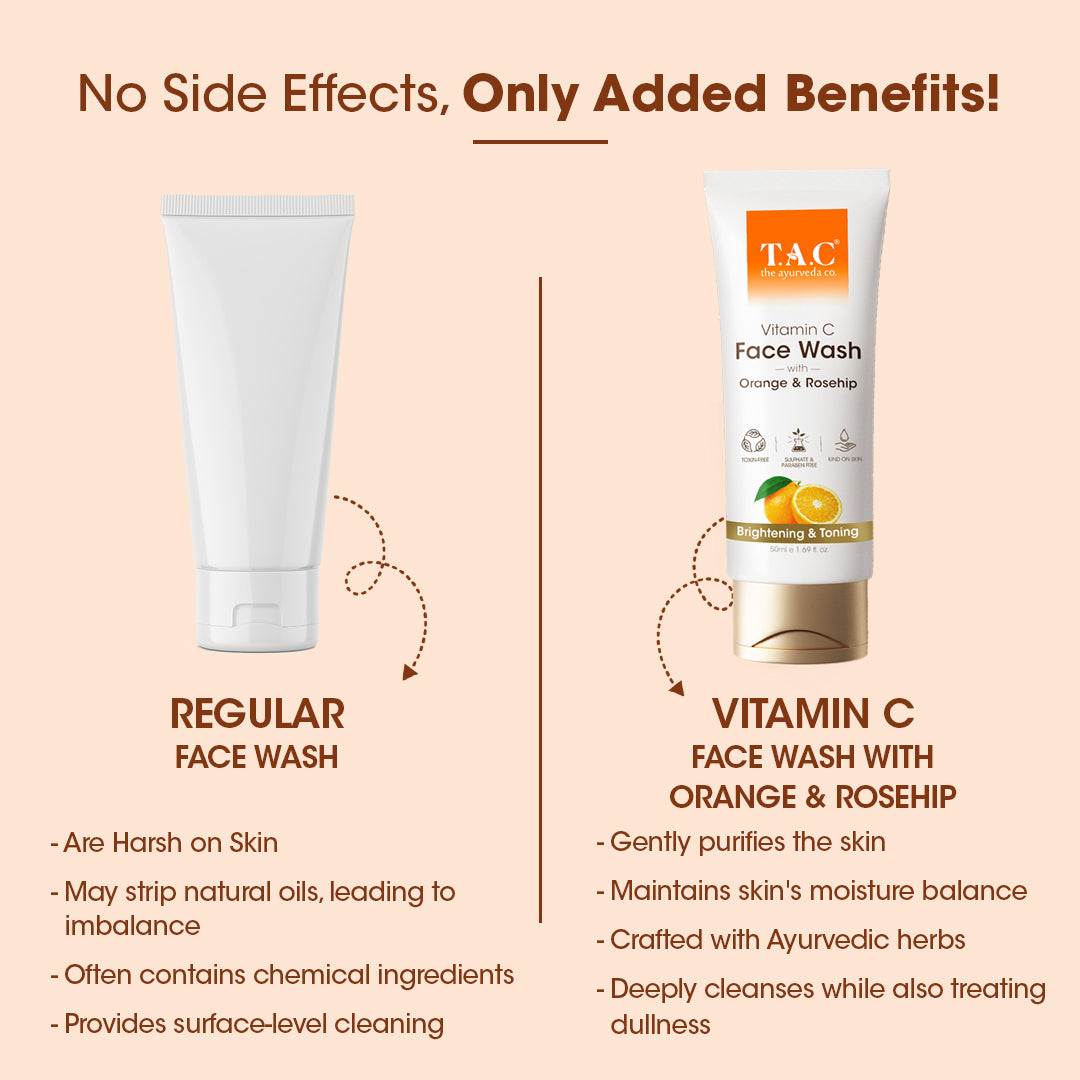 Vitamin C Face Wash with Orange  Rosehip 50ml