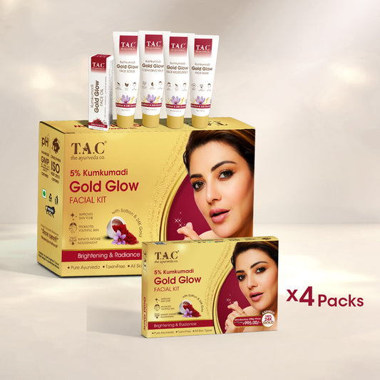 Kumkumadi Gold Glow Facial Kit Set of 4