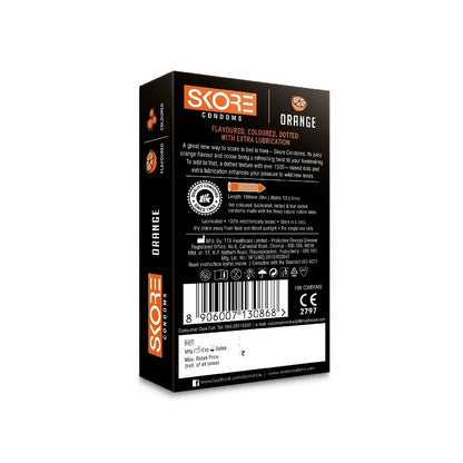 Skore Orange Condoms - 10N