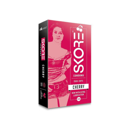 Skore Cherry Condoms  - 10N