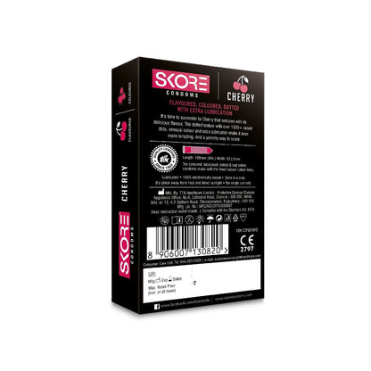 Skore Cherry Condoms  - 10N