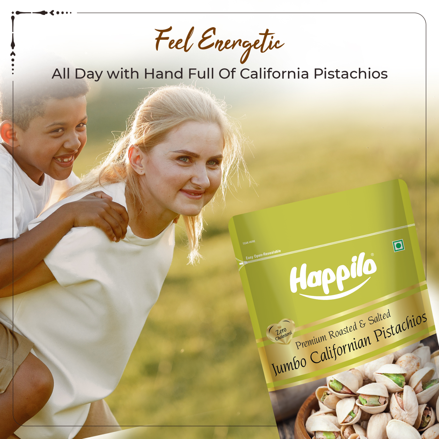 Happilo Freshly Roasted  Salted California Pistachios