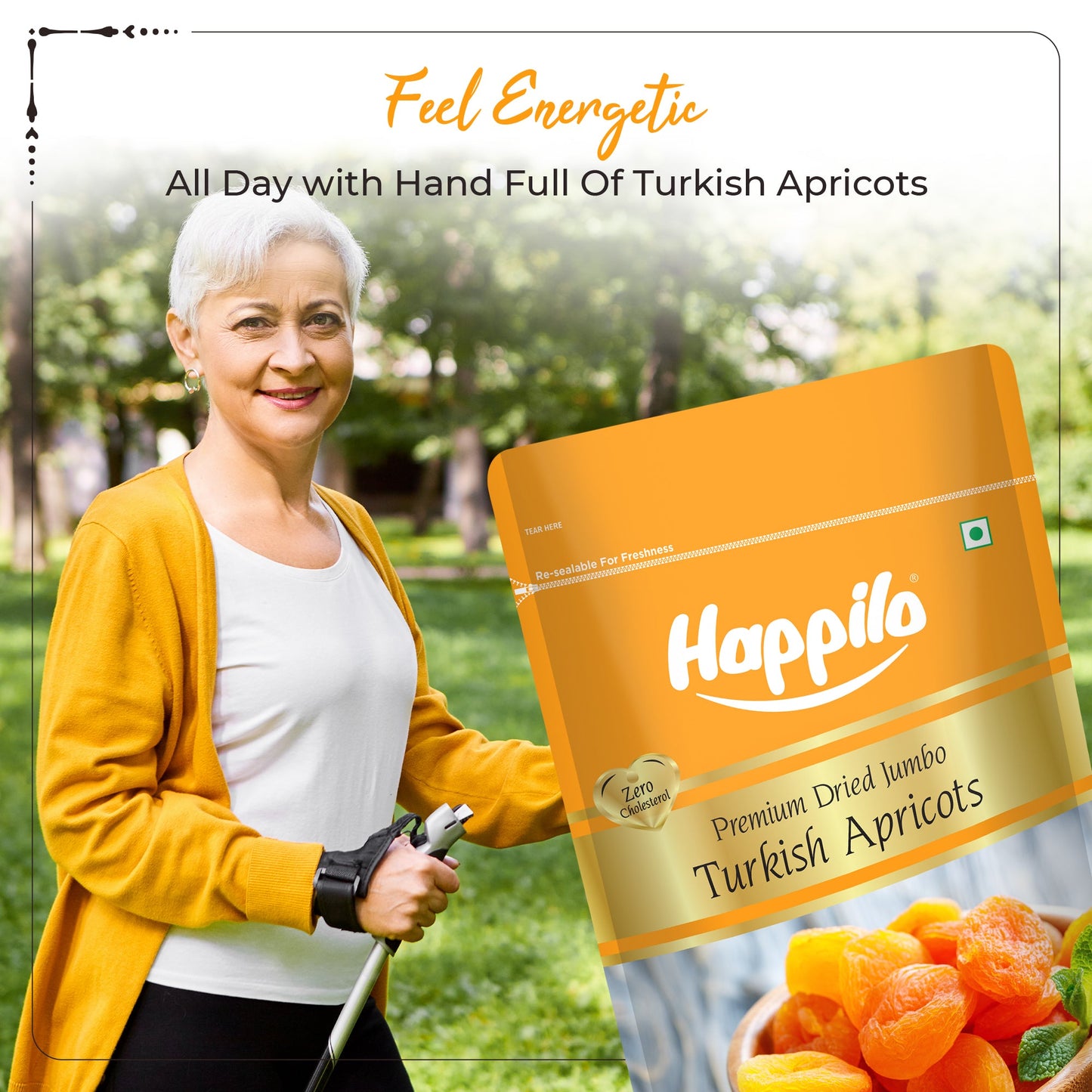 Happilo Premium Dried Turkish Apricots