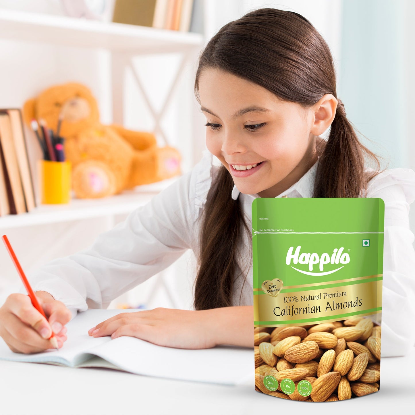 Happilo 100 Natural Premium California Almonds