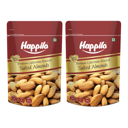 Happilo Roasted  Lightly Salted Premium Californian Almonds