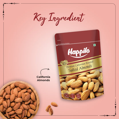 Happilo Roasted  Lightly Salted Premium Californian Almonds