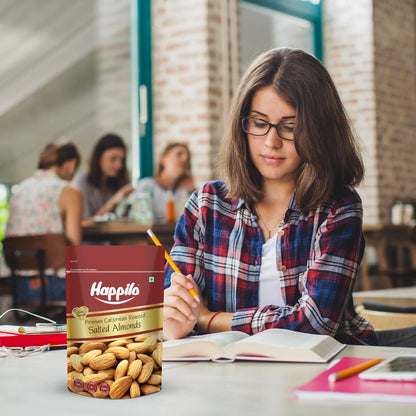 Happilo Roasted  Lightly Salted Premium Californian Almonds