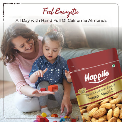 Happilo Roasted  Lightly Salted Premium Californian Almonds