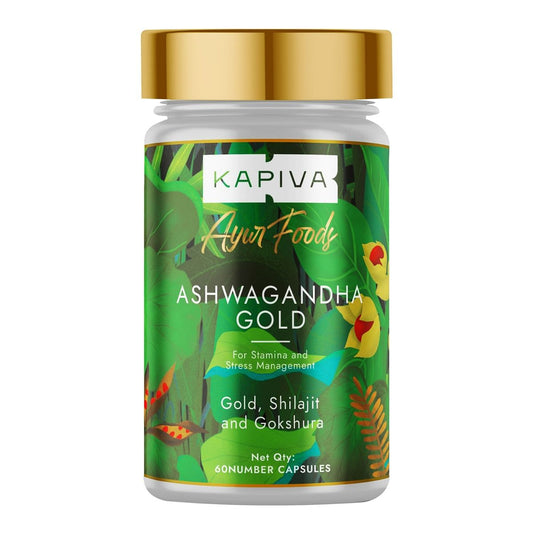 Kapiva Ashwagandha Gold Capsules  60 Caps