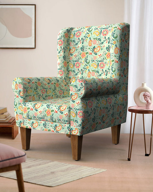 Begum Wing Chair-Indian Summer