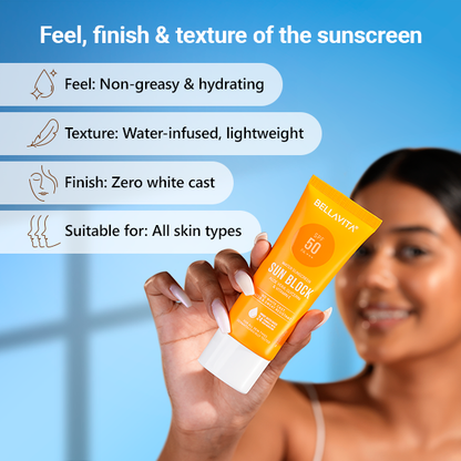 Water Based Sunscreen Spf 50 Pa