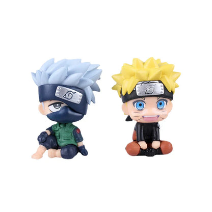 Sixth  Seventh Hokage Decorative Figurines Set of 2