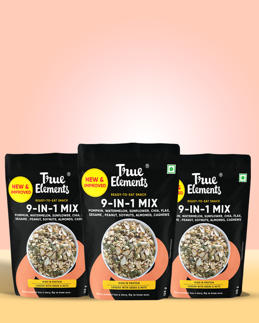 9-in-1 Snack Mix 125gm  Pack of 3 - Combo