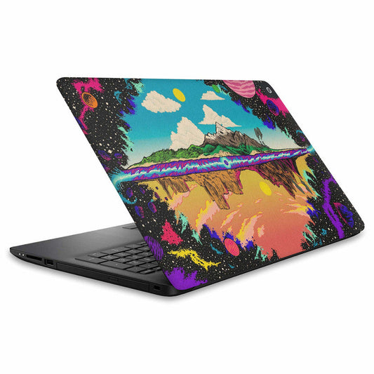 Canvas Mountain Laptop Skin