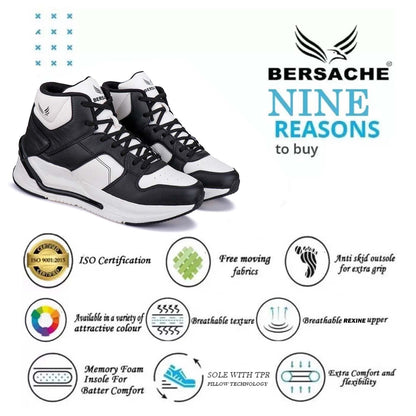 Bersache Premium Sports Gym Trending Stylish Running Shoes For Men  9139