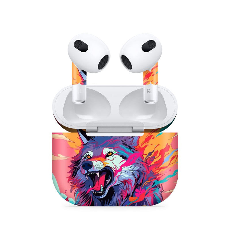 Colour Wolf Airpods 3 Skin