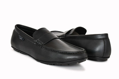 Classic Office-wear Moccasins for Men  Black