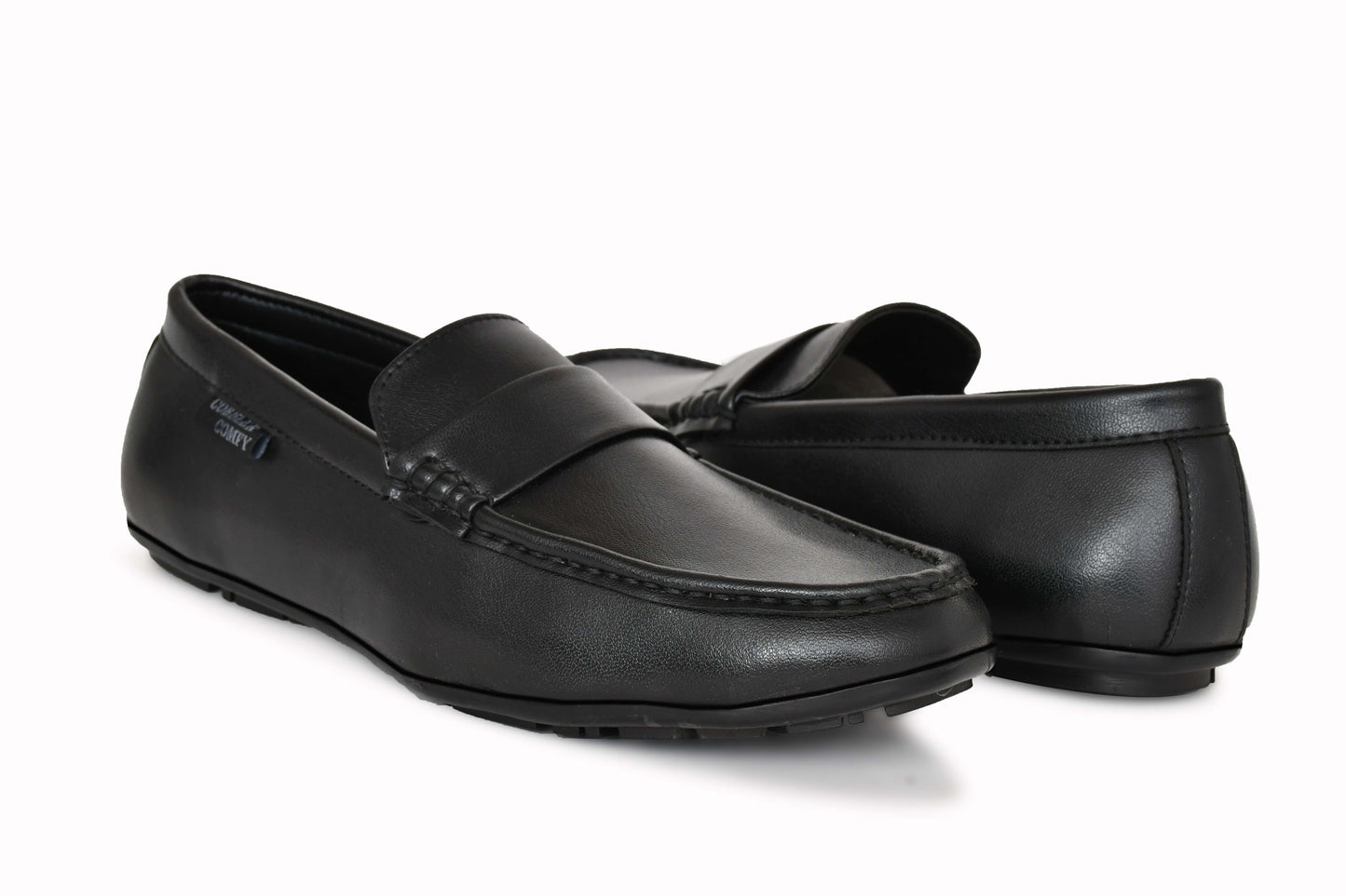 Classic Office-wear Moccasins for Men  Black