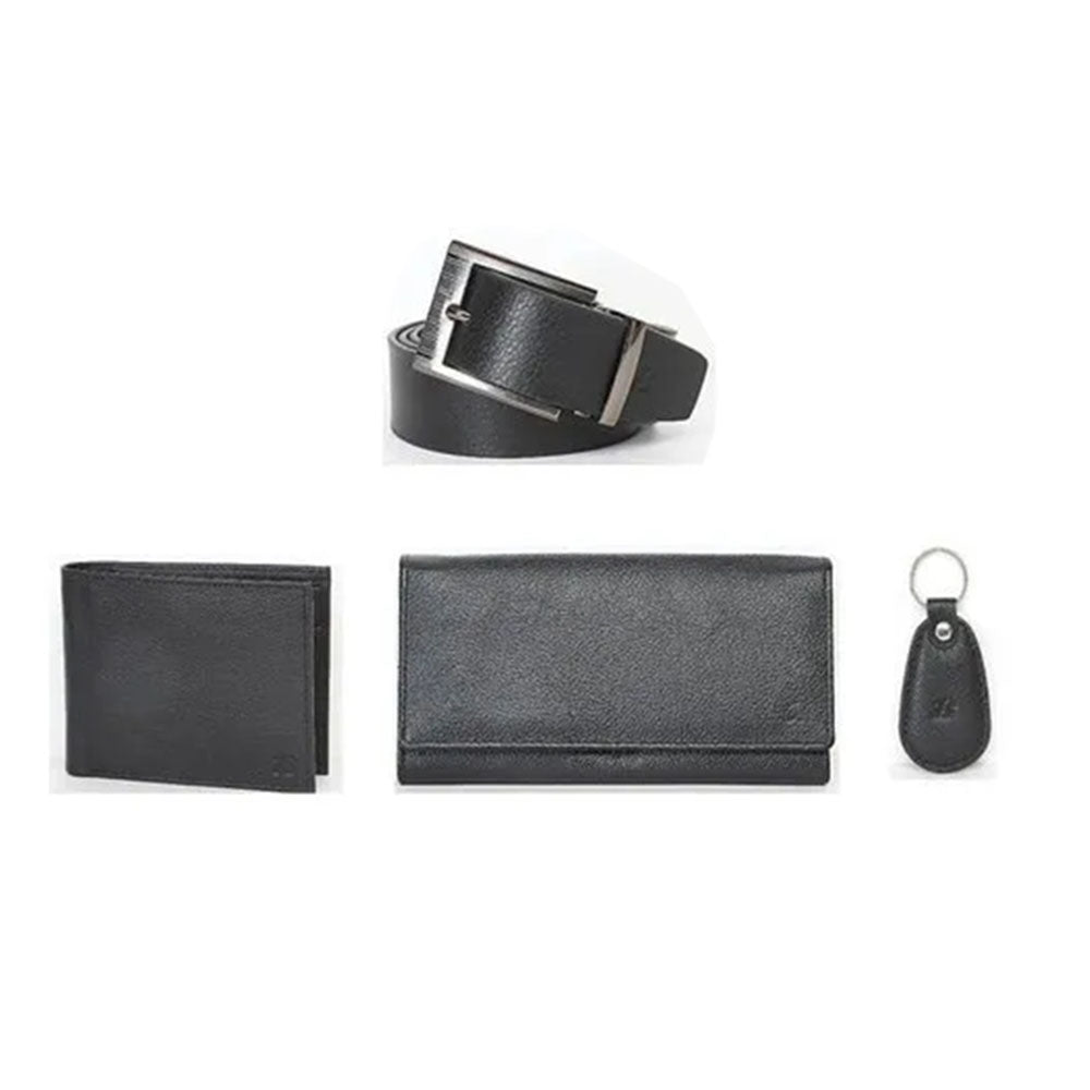 Bata Leather Wallet Clutch Belt Keychain Combo 935 6001