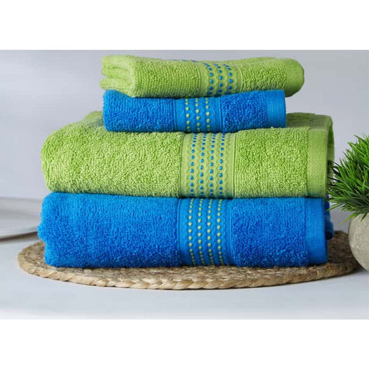 Welspun Carnival Cotton Towel Set of 4