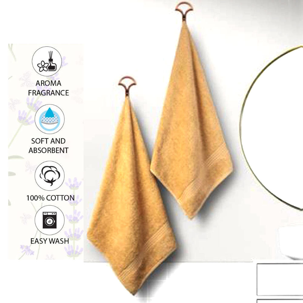 Welspun Courtyard Aroma Bath Towel 2 Pcs Set