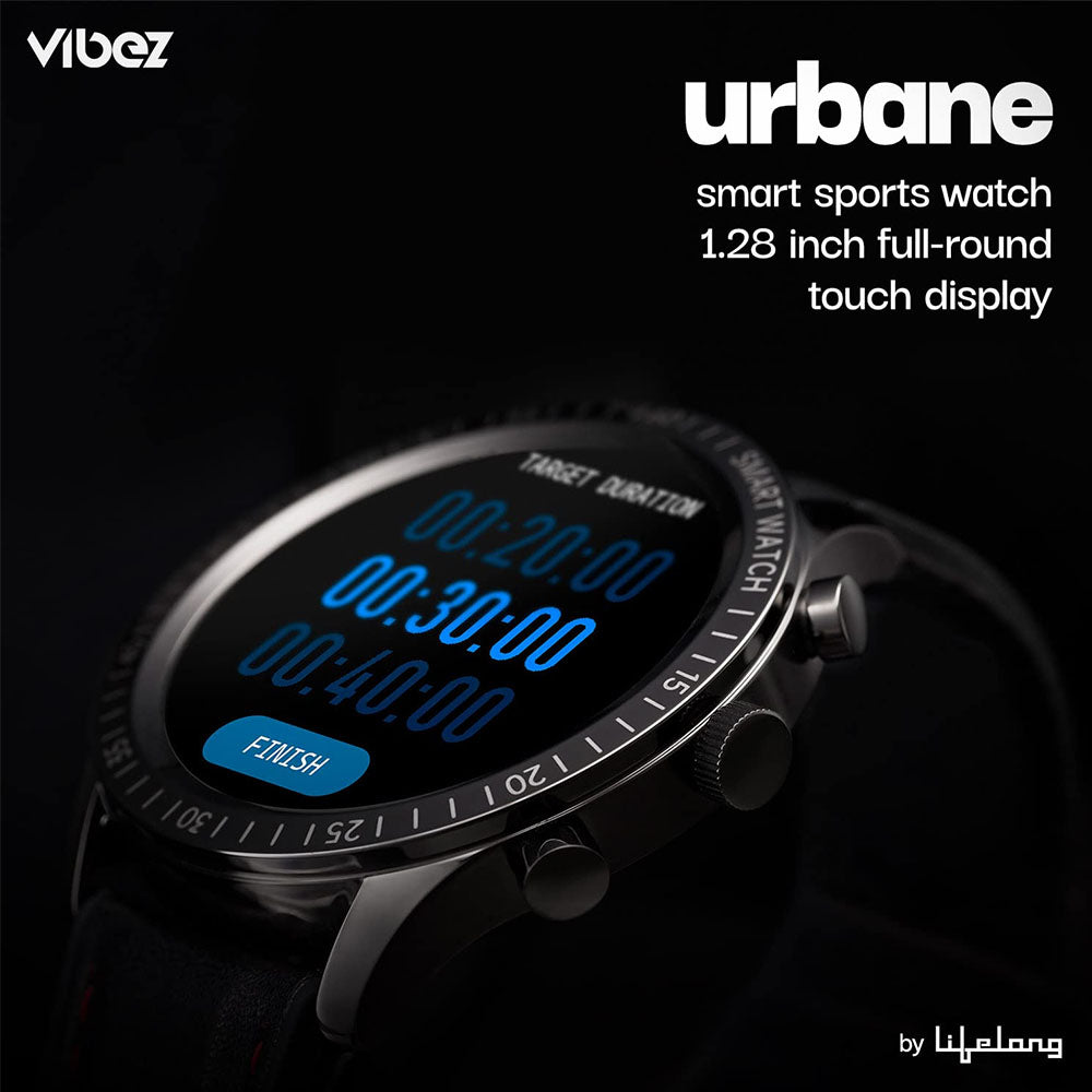 Vibez by Lifelong VBSWM360 Urbane Smartwatch