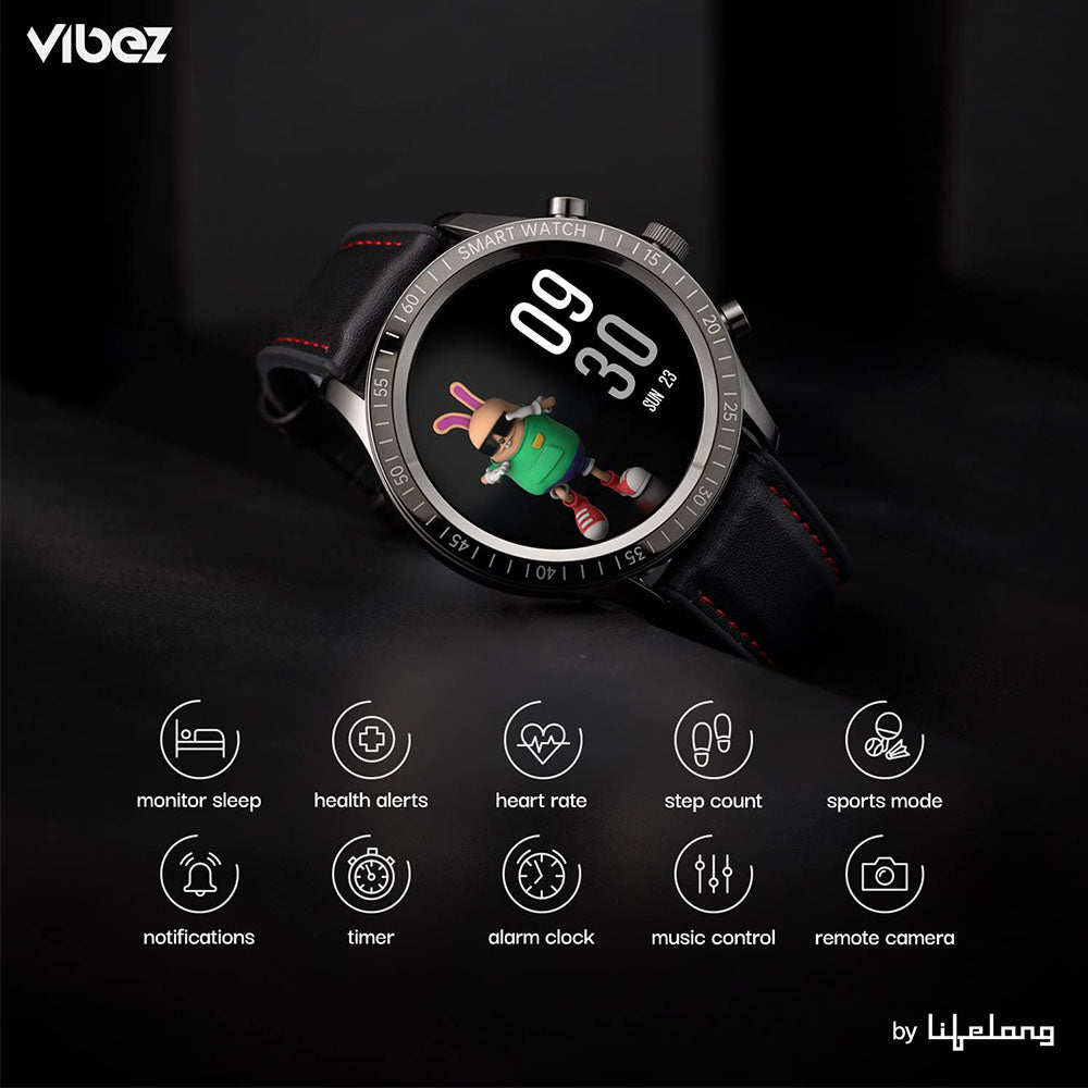 Vibez by Lifelong VBSWM360 Urbane Smartwatch