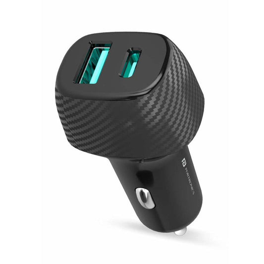 PORTRONICS CAR POWER 6 CAR CHARGER WITH DUAL USB PORT PDQC