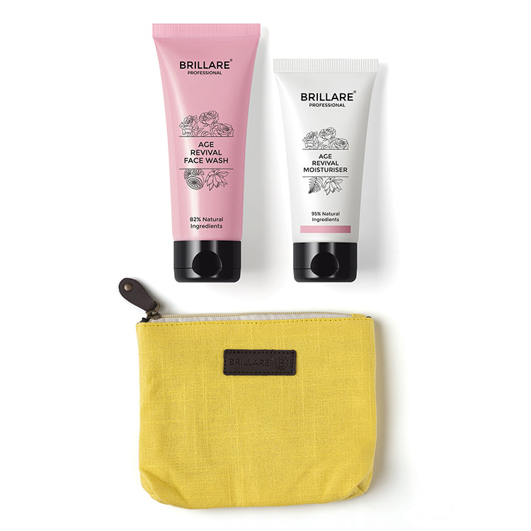 Age Revival Face Wash  Moisturiser with Yellow Pouch