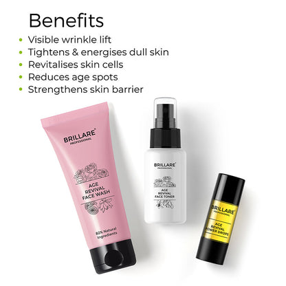 Age Revival Complete Skin Care Kit for Ageing Skin