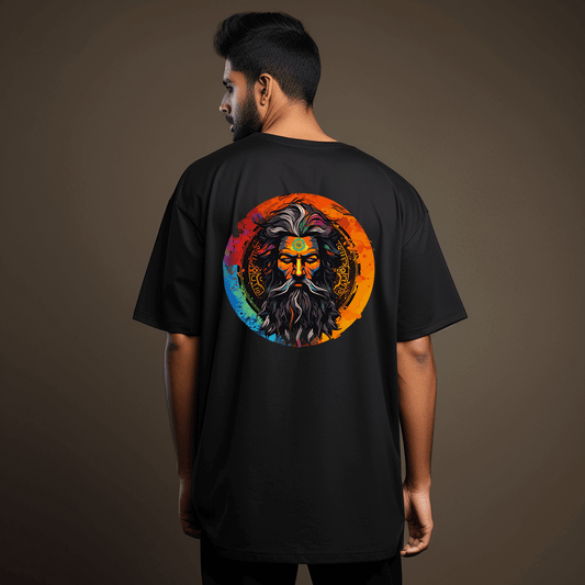 Aghori Printed Oversize Tshirt